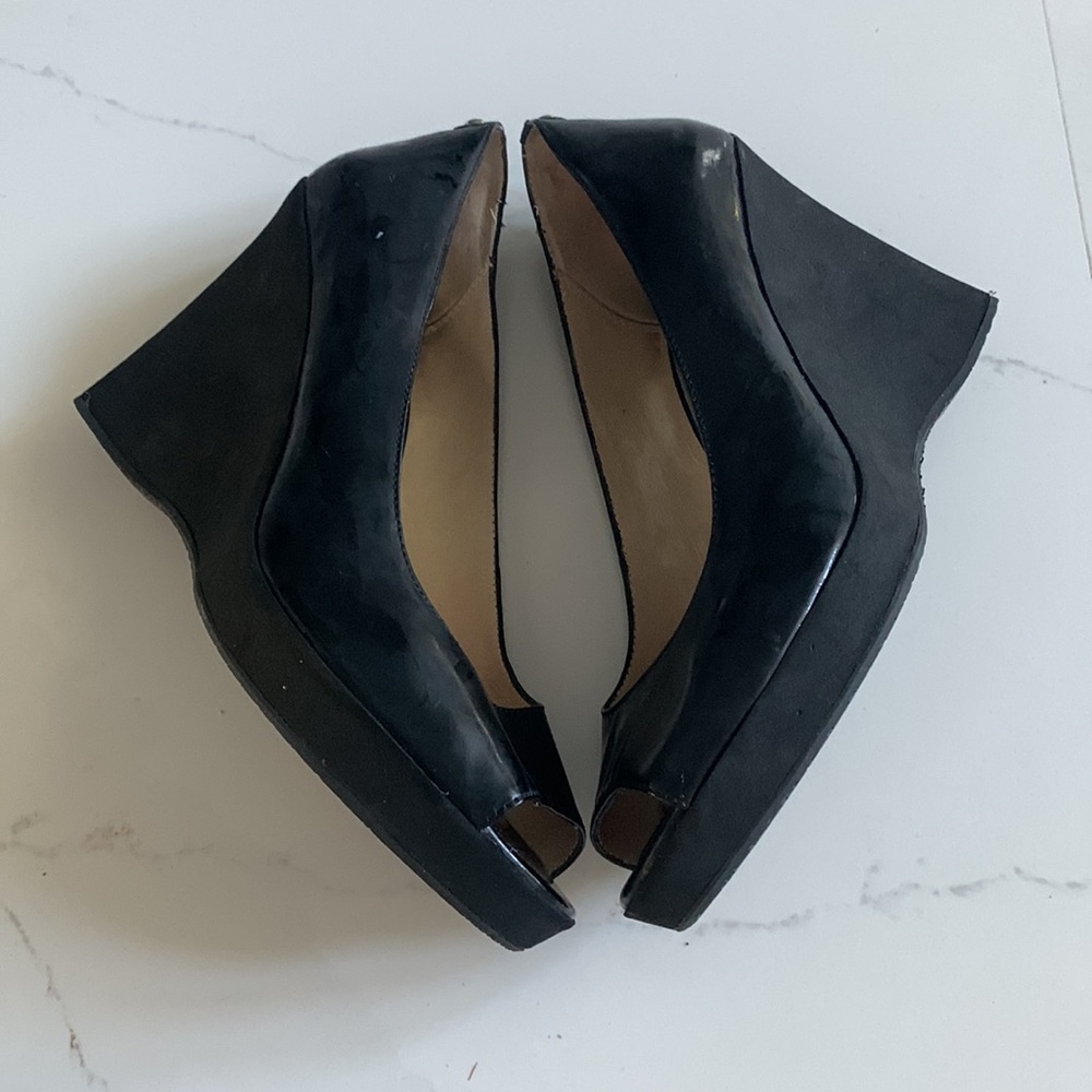 Michael Kors Peep Toe Wedges - Picture 3 of 6